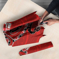 Aotearoa Toitu Te Tiriti Umbrella Taniwha Tribal Motifs LT03 - Polynesian Pride