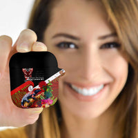 Aotearoa Toitu Te Tiriti AirPods Case Waitangi-Honour The Treaty NZ Tuatara and Plants LT03 - Polynesian Pride