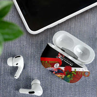 Aotearoa Toitu Te Tiriti AirPods Case Waitangi-Honour The Treaty NZ Tuatara and Plants LT03 - Polynesian Pride