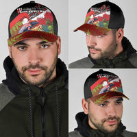 Aotearoa Toitu Te Tiriti Classic Cap Waitangi-Honour The Treaty NZ Tuatara and Plants LT03 - Polynesian Pride