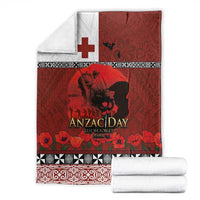 Tonga ANZAC Day Blanket Gallipoli Lest We Forget Ngatu Art Tribal