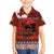 Tonga ANZAC Day Family Matching Off Shoulder Short Dress and Hawaiian Shirt Gallipoli Lest We Forget Ngatu Art Tribal