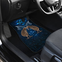 New Zealand Maori Matariki Car Mats Hongi Kiwi Bird and Silver Fern LT03 - Polynesian Pride