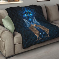 New Zealand Maori Matariki Quilt Hongi Kiwi Bird and Silver Fern LT03 - Polynesian Pride