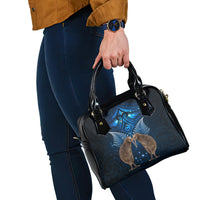 New Zealand Maori Matariki Shoulder Handbag Hongi Kiwi Bird and Silver Fern LT03 - Polynesian Pride