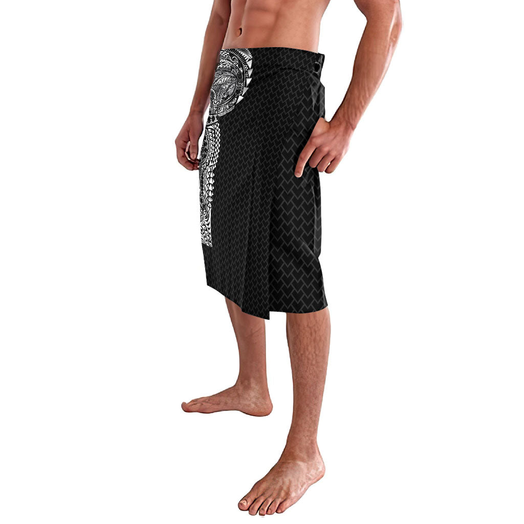 Hawaiian Traditional Tattoos Lavalava Kakau Tribal Tropical Plant Motif Black Color LT03 - Polynesian Pride