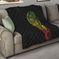 Hawaiian Traditional Tattoos Quilt Kakau Tribal Tropical Plant Motif Kanaka Maoli Flag Color Inspired LT03 - Polynesian Pride