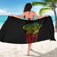 Hawaiian Traditional Tattoos Sarong Kakau Tribal Tropical Plant Motif Kanaka Maoli Flag Color Inspired LT03 - Polynesian Pride