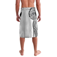 Hawaiian Traditional Tattoos Lavalava Kakau Tribal Tropical Plant Motif White Color LT03 - Polynesian Pride