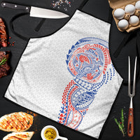 Hawaiian Traditional Tattoos Apron Kakau Tribal Tropical Plant Motif Hawaii Flag Color Inspired