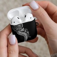 Hawaiian Kakau Tribal Sea Animals Tattoos AirPods Case Black Color LT03 - Polynesian Pride