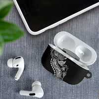 Hawaiian Kakau Tribal Sea Animals Tattoos AirPods Case Black Color LT03 - Polynesian Pride