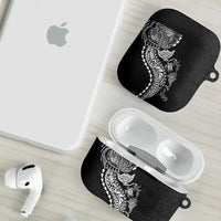 Hawaiian Kakau Tribal Sea Animals Tattoos AirPods Case Black Color LT03 - Polynesian Pride