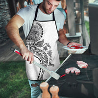 Hawaiian Kakau Tribal Sea Animals Tattoos Apron White Color LT03 - Polynesian Pride