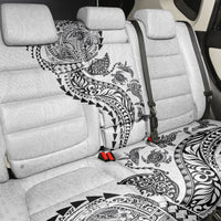 Hawaiian Kakau Tribal Sea Animals Tattoos Back Car Seat Cover White Color LT03 - Polynesian Pride