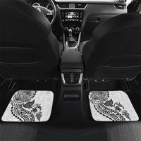 Hawaiian Kakau Tribal Sea Animals Tattoos Car Mats White Color
