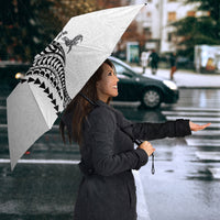 Hawaiian Kakau Tribal Sea Animals Tattoos Umbrella White Color