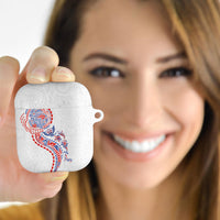 Hawaiian Kakau Tribal Sea Animals Tattoos AirPods Case Hawaii Flag Color Inspired LT03 - Polynesian Pride