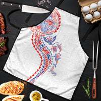 Hawaiian Kakau Tribal Sea Animals Tattoos Apron Hawaii Flag Color Inspired LT03 Multicolor - Polynesian Pride
