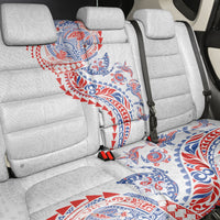 Hawaiian Kakau Tribal Sea Animals Tattoos Back Car Seat Cover Hawaii Flag Color Inspired
