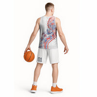 Hawaiian Kakau Tribal Sea Animals Tattoos Basketball Jersey Hawaii Flag Color Inspired