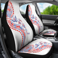 Hawaiian Kakau Tribal Sea Animals Tattoos Car Seat Cover Hawaii Flag Color Inspired