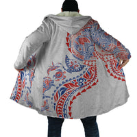 Hawaiian Kakau Tribal Sea Animals Tattoos Cloak Hawaii Flag Color Inspired LT03 - Polynesian Pride