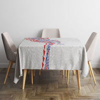 Hawaiian Kakau Tribal Sea Animals Tattoos Tablecloth Hawaii Flag Color Inspired LT03 - Polynesian Pride