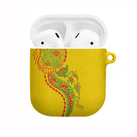 Hawaiian Kakau Tribal Sea Animals Tattoos AirPods Case Kanaka Maoli Flag Color Inspired