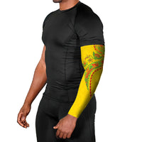 Hawaiian Kakau Tribal Sea Animals Tattoos Arm Sleeves Kanaka Maoli Flag Color Inspired