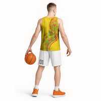 Hawaiian Kakau Tribal Sea Animals Tattoos Basketball Jersey Kanaka Maoli Flag Color Inspired LT03 - Polynesian Pride