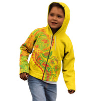 Hawaiian Kakau Tribal Sea Animals Tattoos Kid Hoodie Kanaka Maoli Flag Color Inspired LT03 - Polynesian Pride