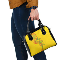 Hawaiian Kakau Tribal Sea Animals Tattoos Shoulder Handbag Kanaka Maoli Flag Color Inspired