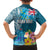 Personalised Tuvalu Independence Day Family Matching Puletasi and Hawaiian Shirt Tuvaluan Tribal Flag Style