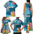 Personalised Tuvalu Independence Day Family Matching Tank Maxi Dress and Hawaiian Shirt Tuvaluan Tribal Flag Style