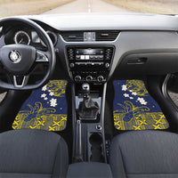 Niue Independence Day Car Mats Hiapo Pattern Fiti Pua and Uga