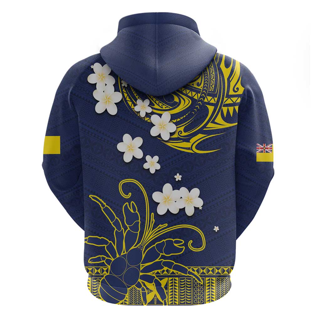 Niue Independence Day Hoodie Hiapo Pattern Fiti Pua and Uga LT03 - Polynesian Pride