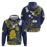 Niue Independence Day Hoodie Hiapo Pattern Fiti Pua and Uga LT03 - Polynesian Pride