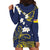 Niue Independence Day Hoodie Dress Hiapo Pattern Fiti Pua and Uga