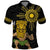 Hawaii and Philippines Together Polo Shirt Warrior Tiki Mask and Filipino Sun Polynesian Style