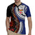 Fiji and Australia Together Rugby Jersey Kangaroo Aboriginal with Tribal Tapa Hibiscus Half Style - Polynesian Pride