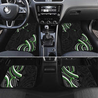 Traditional Art Hawaiian Kakau Tattoos Car Mats Green Color - Polynesian Pride
