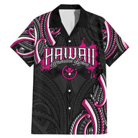 Traditional Art Hawaiian Kakau Tattoos Family Matching Mermaid Dress and Hawaiian Shirt Pink Color - Polynesian Pride