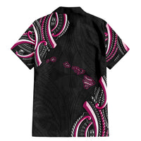 Traditional Art Hawaiian Kakau Tattoos Family Matching Mermaid Dress and Hawaiian Shirt Pink Color - Polynesian Pride