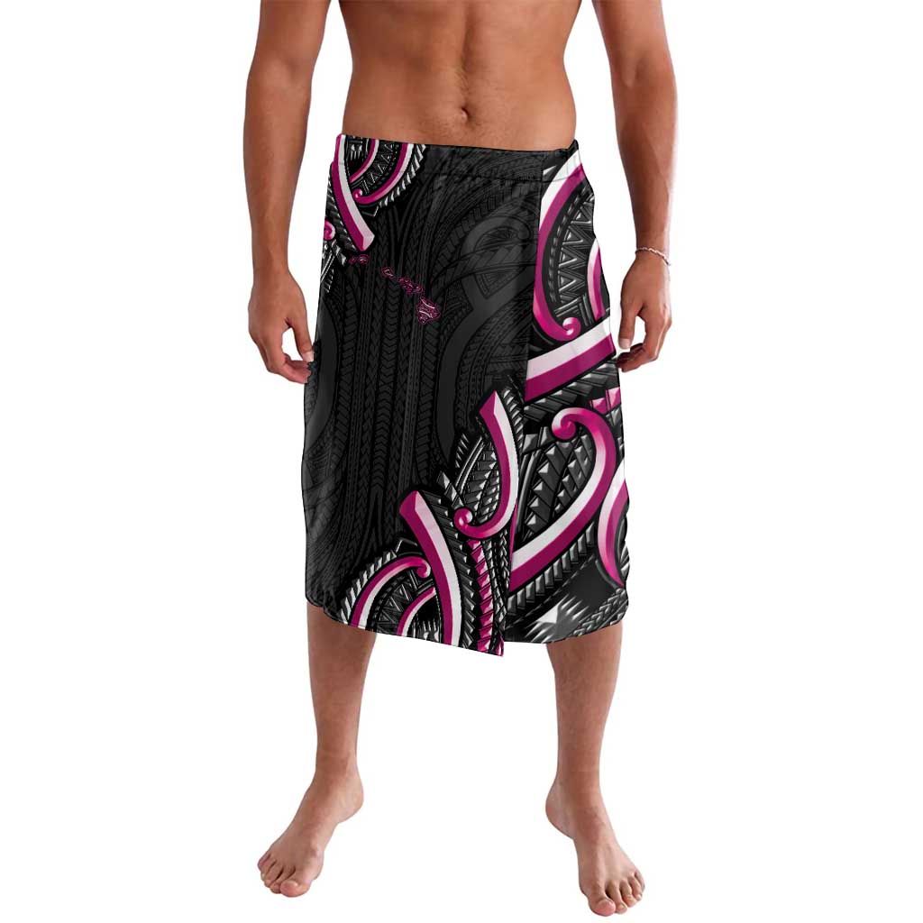 Traditional Art Hawaiian Kakau Tattoos Lavalava Pink Color - Polynesian Pride