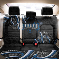 Traditional Art Hawaiian Kakau Tattoos Back Car Seat Cover Blue Color - Polynesian Pride