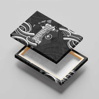 Traditional Art Hawaiian Kakau Tattoos Canvas Wall Art White - Polynesian Pride