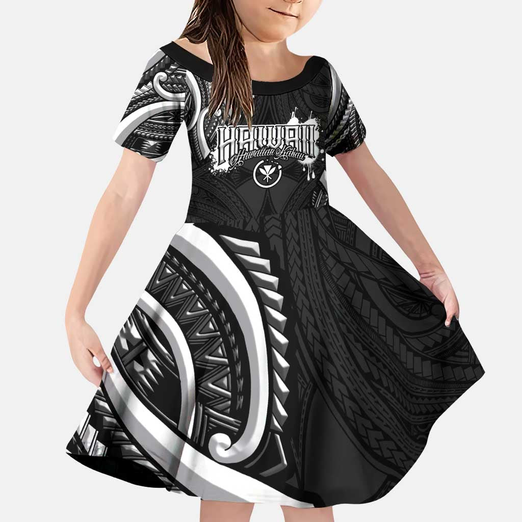 Traditional Art Hawaiian Kakau Tattoos Family Matching Puletasi and Hawaiian Shirt White - Polynesian Pride