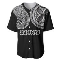 Samoa Traditional Tattoo Baseball Jersey Tribal Tatau Pattern