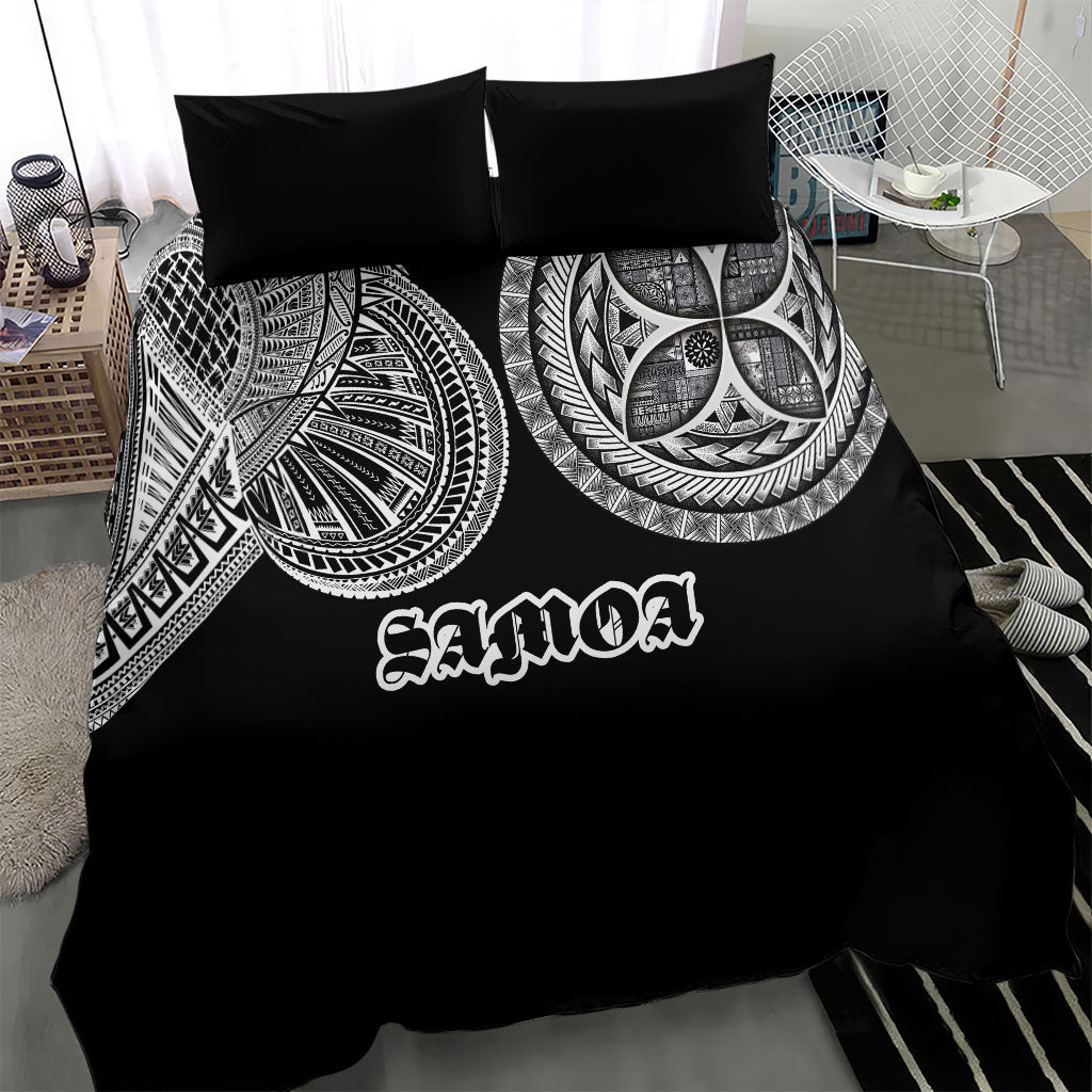 Samoa Traditional Tattoo Bedding Set Tribal Tatau Pattern